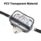 Transparent Fanny Pack for Women, Stadium Approved Fanny Pack with Adjustable Strap, Fashion Fanny Pack for Festivals, Games, Travel and Concerts