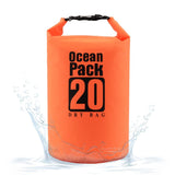 Maylisacc Waterproof Bag Floating Dry Bag (20L), Roll-top Dry Bags for Kayak for Fishing, Boating, Sailing, Kayaking (Orange)