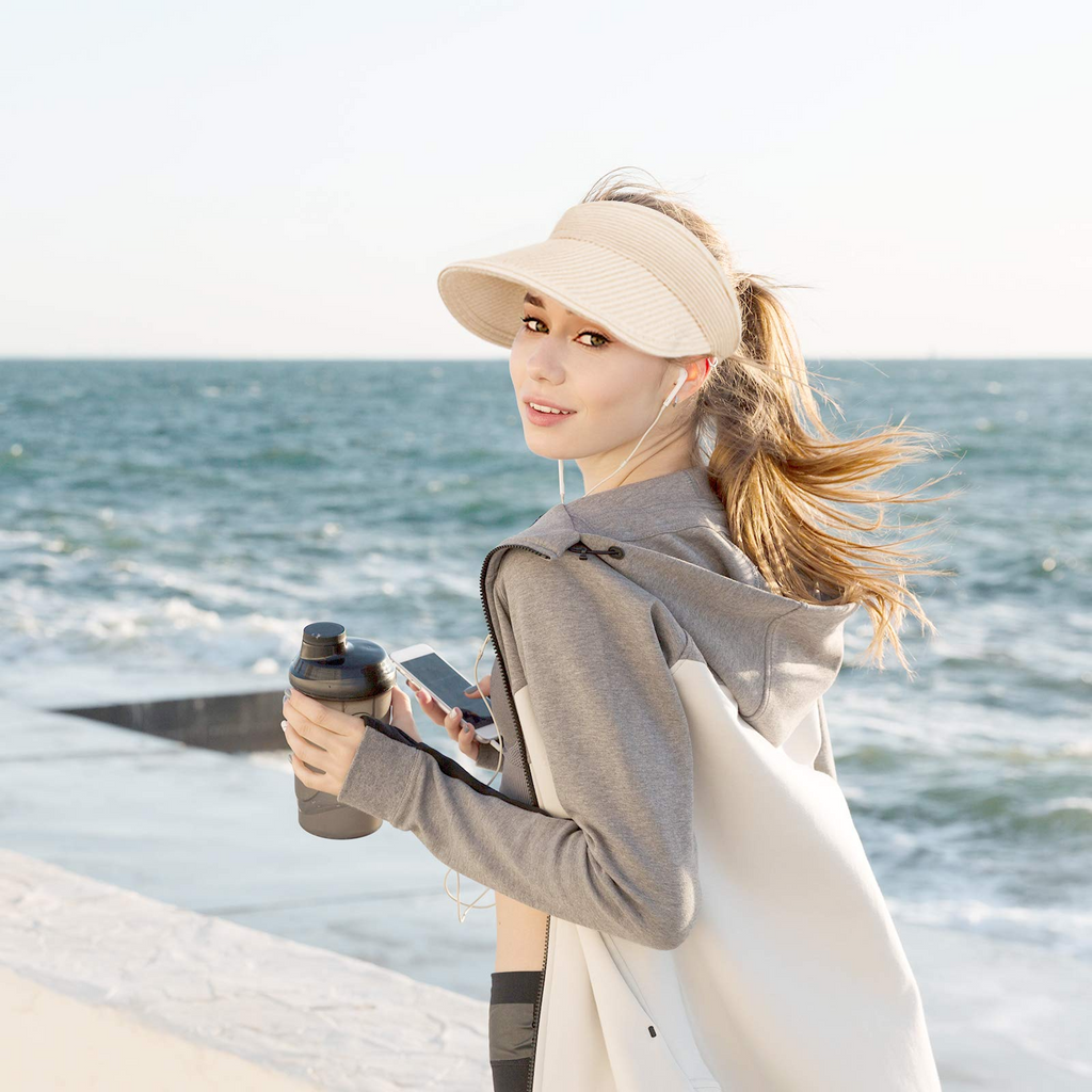 Summer Outdoors Women Wide Brim Straw Hat Beach Golf Sun Hats