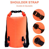 Maylisacc Waterproof Bag Floating Dry Bag (20L), Roll-top Dry Bags for Kayak for Fishing, Boating, Sailing, Kayaking (Orange)