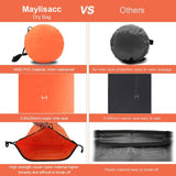 Maylisacc Waterproof Bag Floating Dry Bag (20L), Roll-top Dry Bags for Kayak for Fishing, Boating, Sailing, Kayaking (Orange)